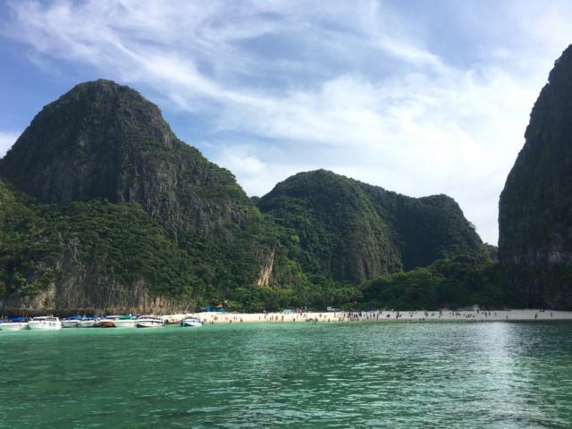 Bekannte Bucht auf Koh Phi Phi