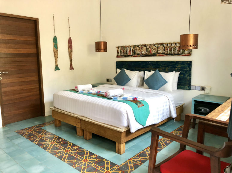 Hotelzimmer auf Gili Trawangan