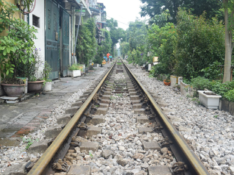 Zuggleis in Hanoi