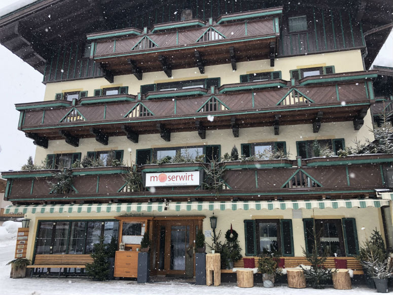 Aussicht auf Hotel Moserwirt Maria Alm