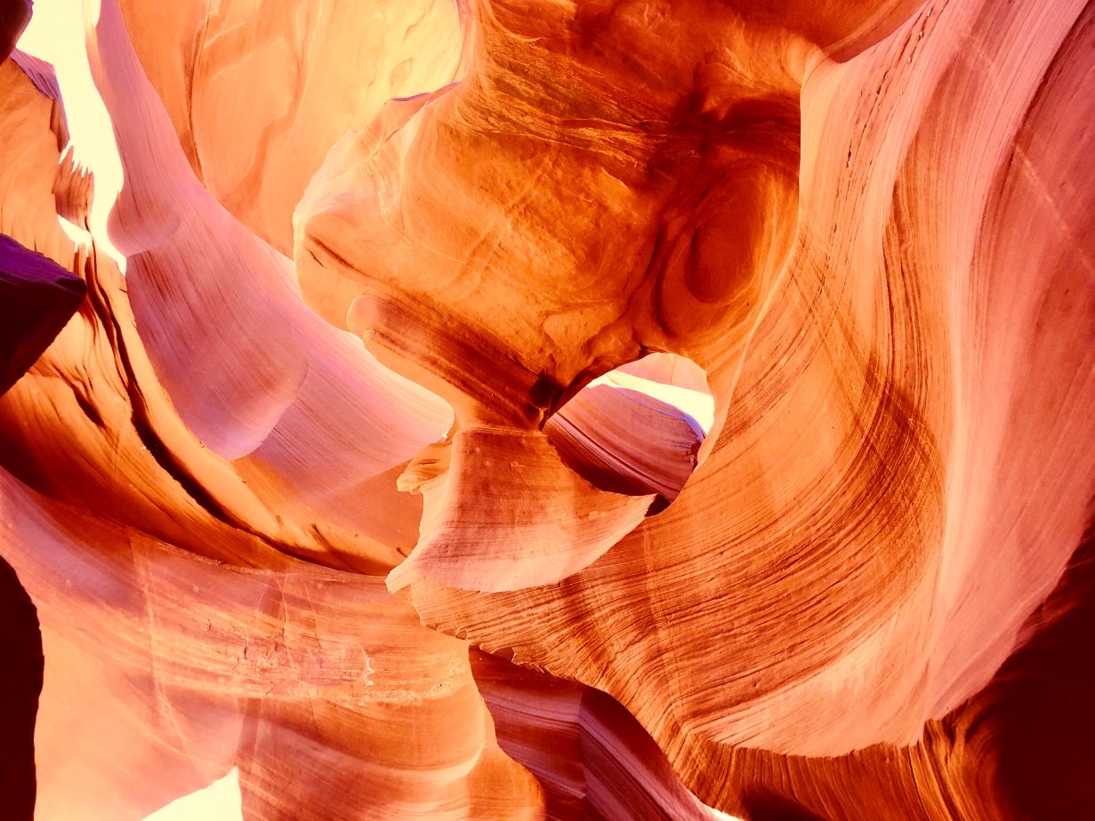 Faszinierende Farben im Antelope Canyon an der Westküste USA
