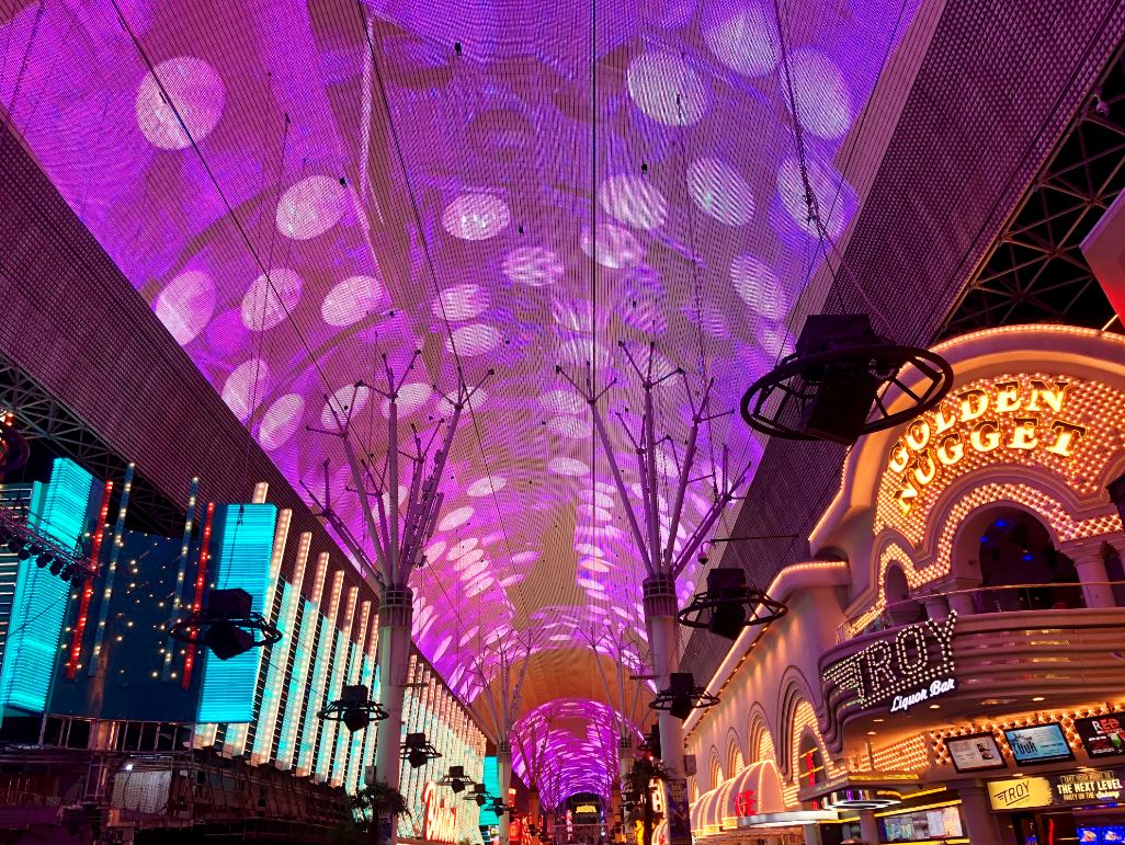 Fremont Street, beleuchtetes Dach