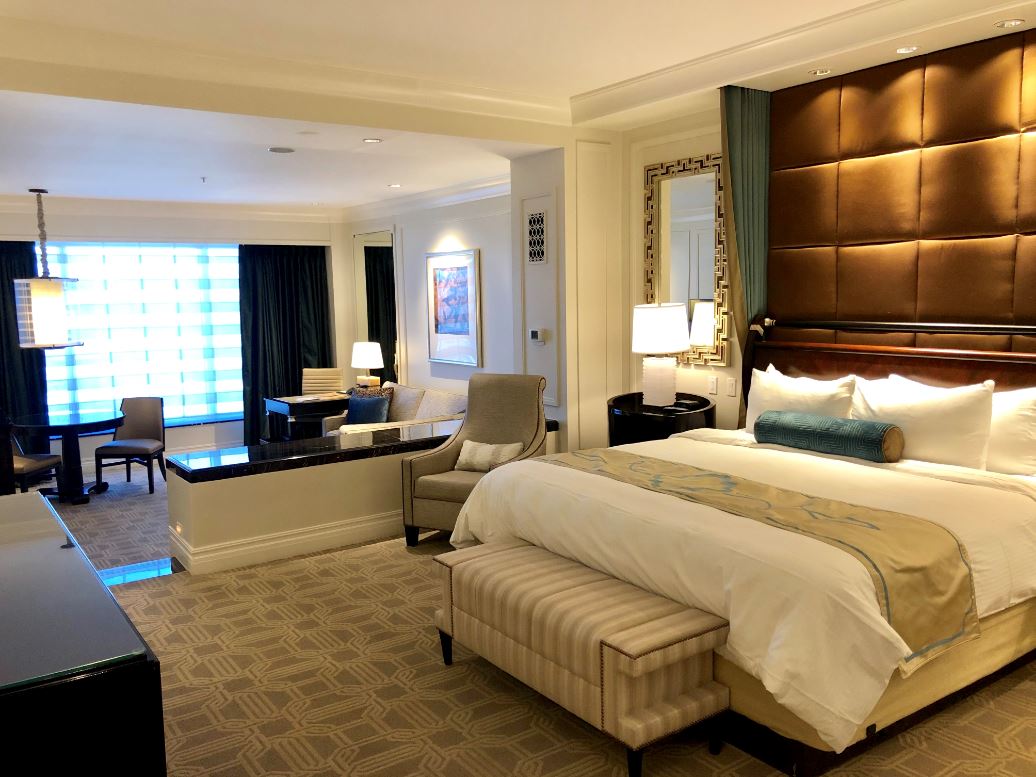 Gratis Upgrades und vieles mehr durch die Amex Kreditkarte, Hotelzimmer Las Vegas