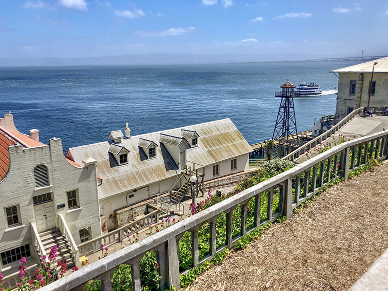 San Francisco Sehenswürdigkeiten, Gefängnis Alcatraz von oben