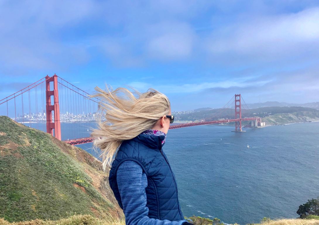 Das Wetter in San Francisco, Blick auf Golden Gate Bridge