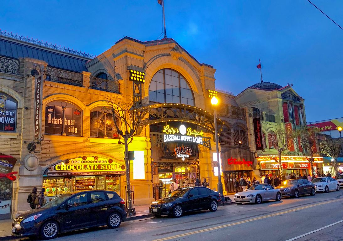 Fishermans Wharf San Francisco, Abendstimmung