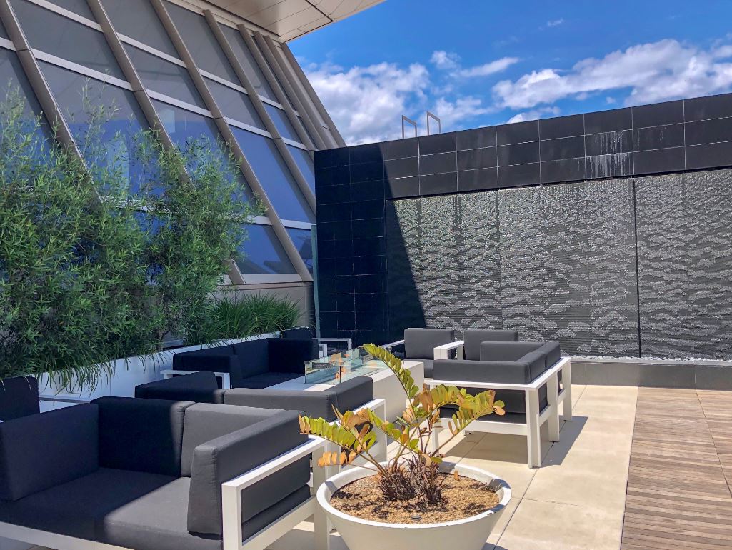 Star Alliance Lounge in Los Angeles, Dachterrasse