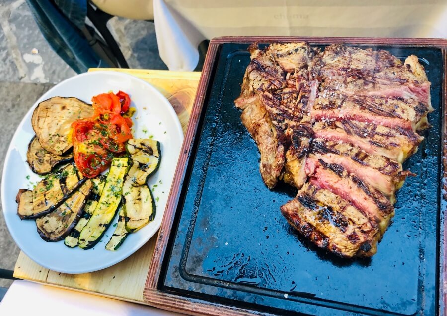 Das leckere Bistecca alla Fiorentina