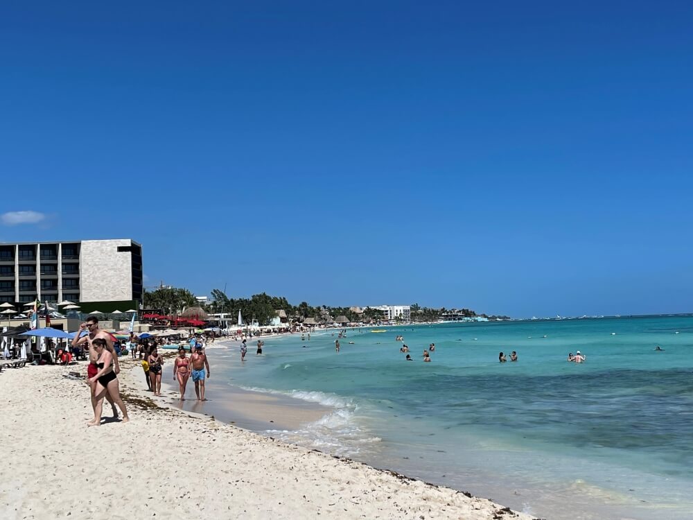 Strand in Playa del Carmen