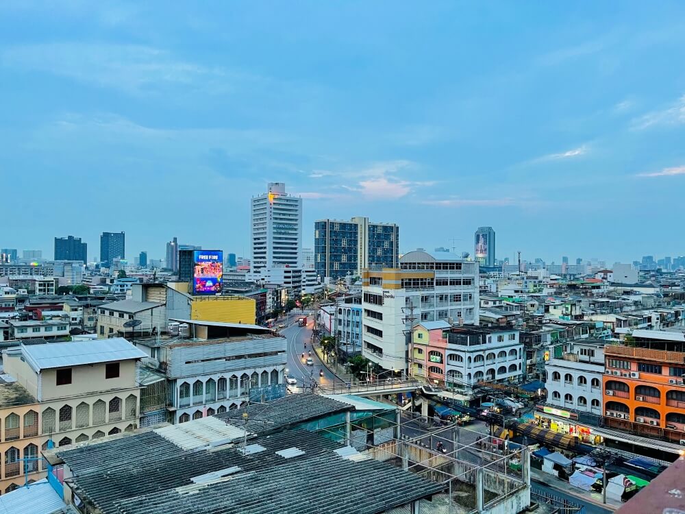 Ausblick auf Bangkok