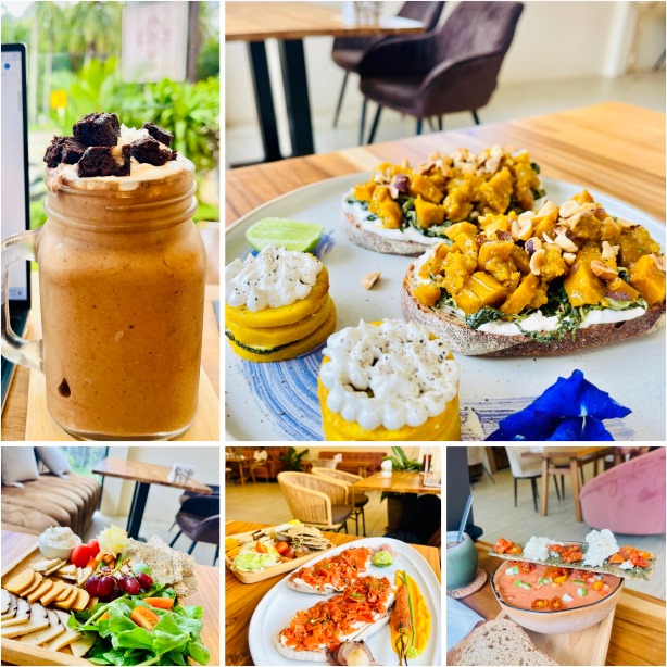 Koh Phangan Restaurants, Deli Devi, vegane Käseplatte, belegte Brote, Suppe