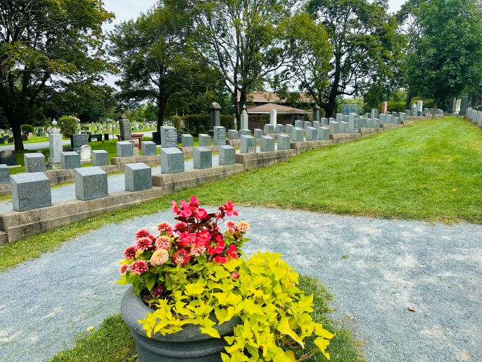 Halifax Sehenswürdigkeiten Fairview Cemetery, Grabsteine einiger Titanic-Opfer