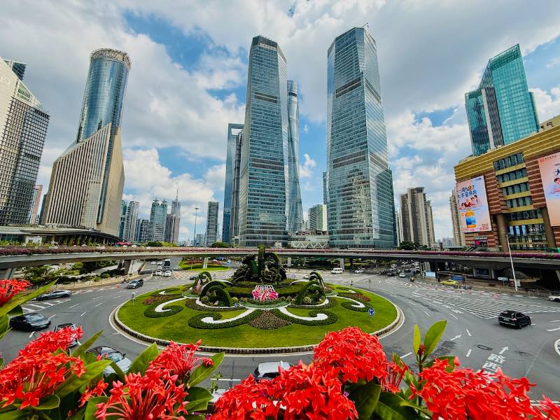 Mingzhu Kreisverkehr Shanghai