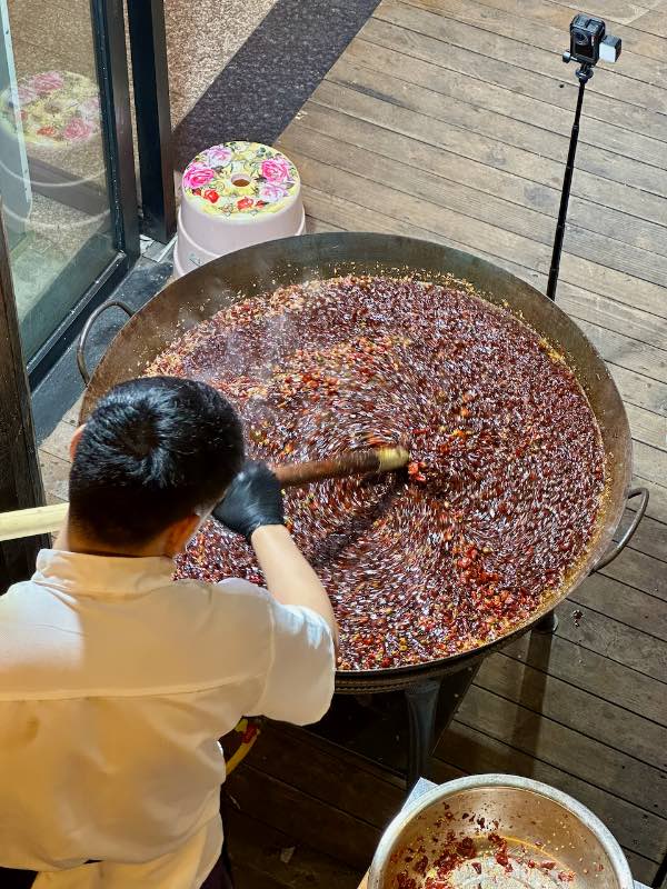 Chilli für Hotpot in Chongqing sehenswürdigkeiten