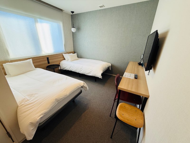 Kyoto Sehenswürdigkeiten Hotelzimmer mit zwei Betten