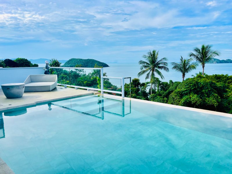 Koh Phangan Hotels meine besten Tipps - Pool mit Meerblick